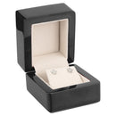 Wooden Single Earring Box with Suede Insert