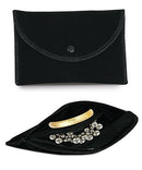 Padded Velour Pouch with Inner Division