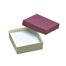 Ribbed Paper Covered Pendant Box with Foam Insert