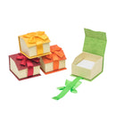 Elegant  Paper Single Ring Box with a Unique Magnetic Ribbon