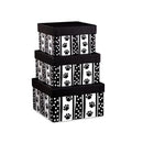 Pet Paws Collection Three Piece Round Nested Gift Boxes