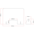 Sneeze Guard - Acrylic Counter Shield