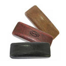 Leatherette Eyewear Case with Decorative Stitching