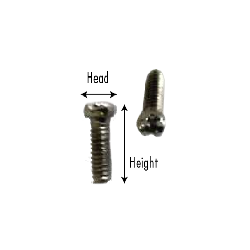 Nose Pad Screw with Plus Head