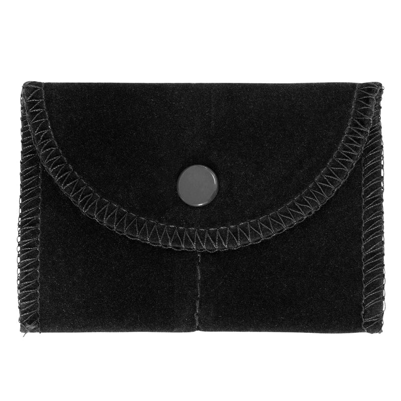 Velour Pouches with Side-by-Side Pocket