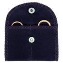 Velour Pouches with Side-by-Side Pocket