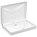 Paper Covered Pearl Box with Gold Accent