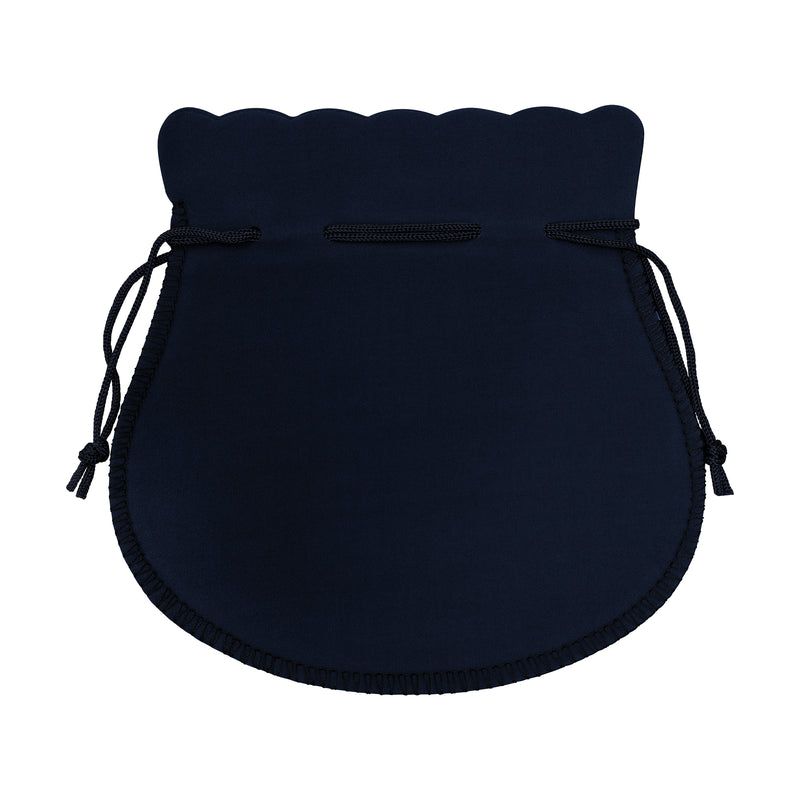 Round Suedine Pouch