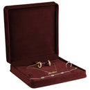 Suede Large Set Box with Matching Suede Interior