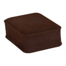 Suede Large Pendant Box with Matching Suede Interior