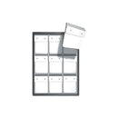 9 Earring Pendant Lt.Weight Tray - Reversible Pad