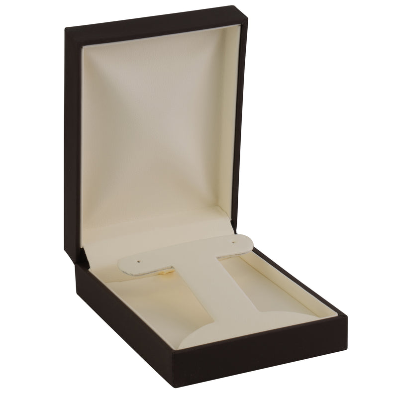 Matte Paper Covered French Clip Earring Box  with Matching Moulded Sleeve