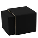 Matte Paper Covered Large Single Ring Box  with Matching Moulded Sleeve