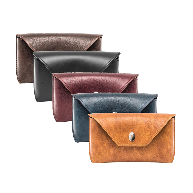 Leatherette Snap Close Semi Hard Case