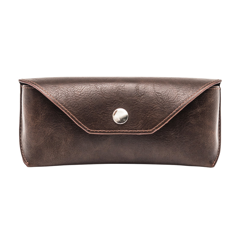 Leatherette Snap Close Semi Hard Case