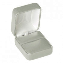 Leatherette Single Ring Box with Matching Leather-Feel Inserts