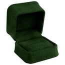 Suede Single Ring Box with Matching Suede Interior