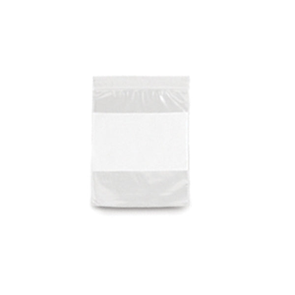 Clear Ziploc Bag with White Patch