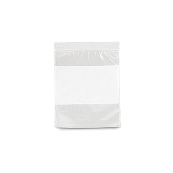 Clear Ziploc Bag with White Patch